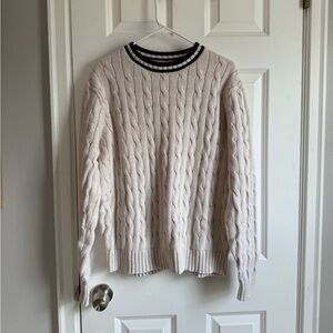 Jcrew retro cable knitt sweater
